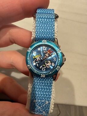 Vintage Blue Powerpuff Girls Watch